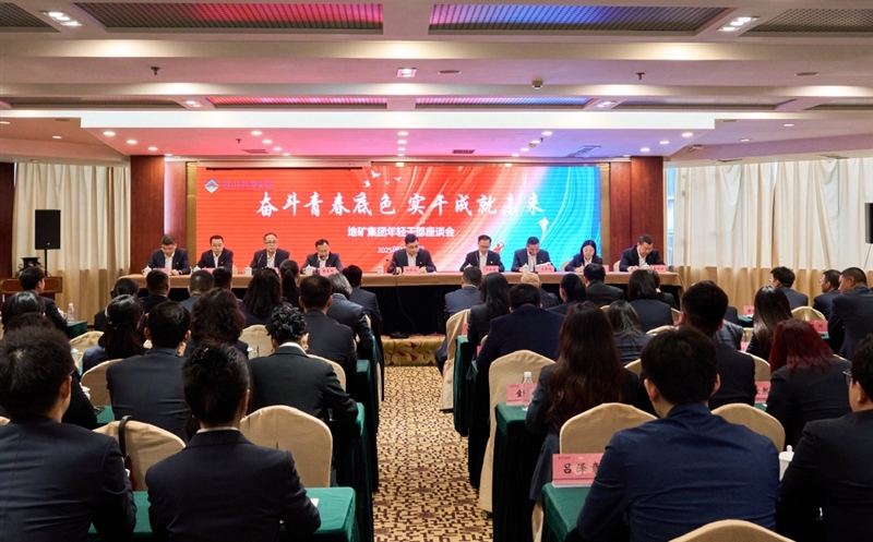 奋斗青春底色，实干成就未来 ——地矿集团召开年轻干部座谈会