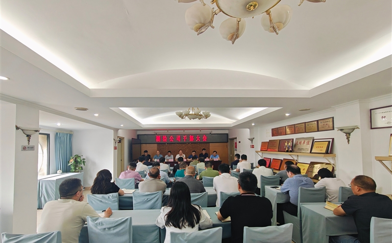 测绘公司召开干部大会传达集团重要会议精神