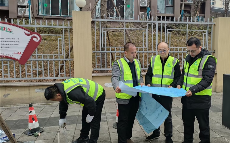 测绘公司领导赴内江管网排查项目开展综合检查