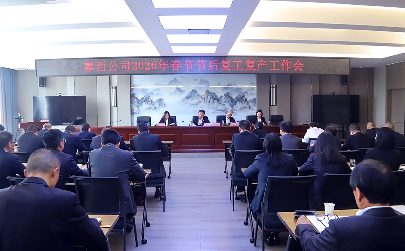 攀西公司召开2026年春节节后复工复产工作会