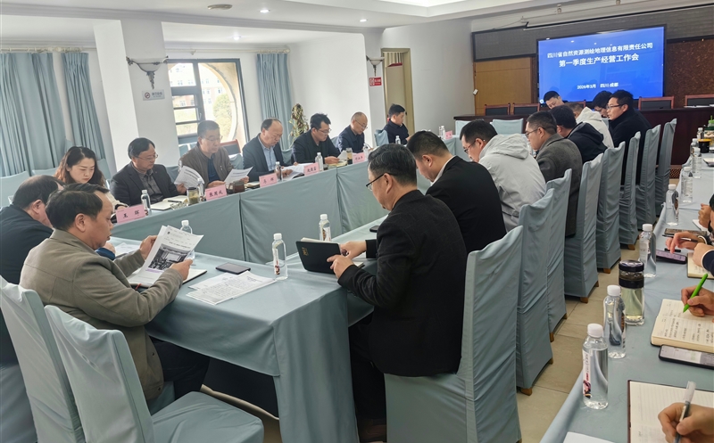 测绘公司召开2026年第一季度生产经营工作会