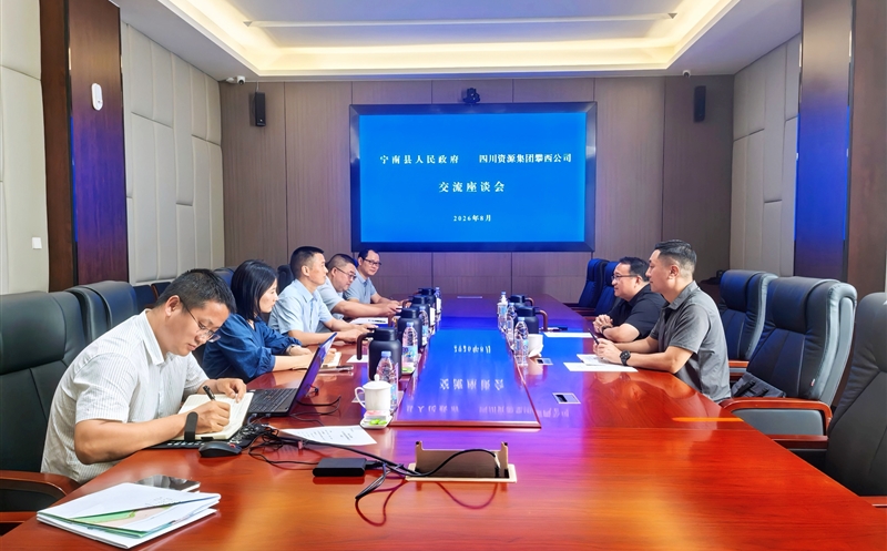 宁南县人民政府与攀西公司座谈交流