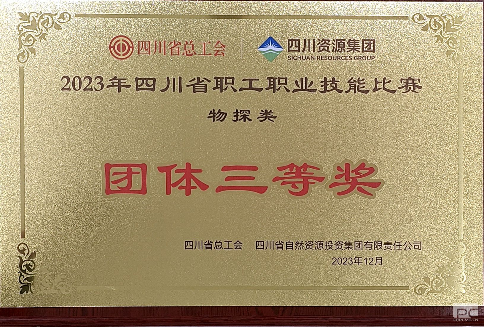 蜀通建设集团物探团队荣获2023年四川省职工职业技能比赛物探类团体三等奖