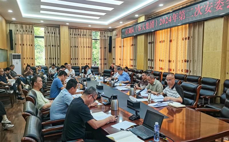 区调队（容大集团）召开 2024 年第二次安委会扩大会议